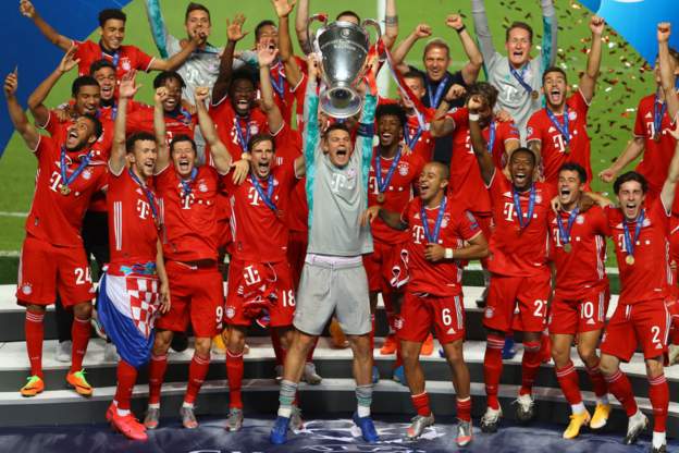Bayern beat PSG to win sixth Champions League trophy