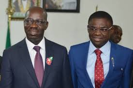 Speaker, 9 other duly inaugurated Edo Assembly members, visit, congratulate Obaseki