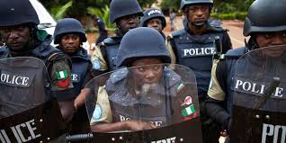 Police parade armed robbery gang that operate with military uniforms