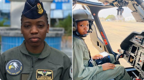 Airforce Immortalises Late Arotile, female combat officer