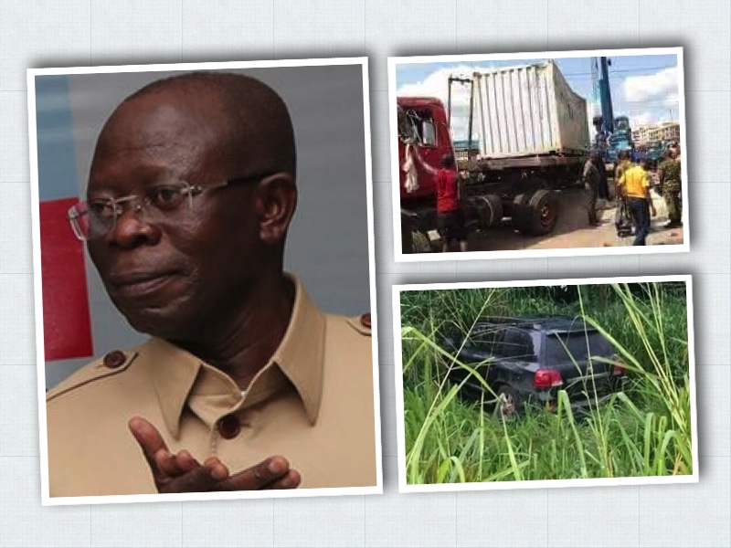 Auto crash: Obaseki sympathizes with Oshiomhole, Ize-Iyamu