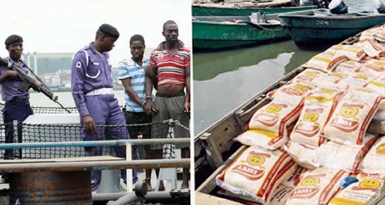 Navy nabs 8 suspected smugglers, seizes smuggled rice worth N73m in Calabar