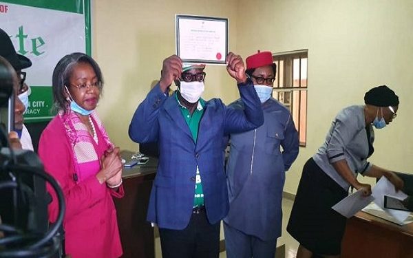 Edo Election: Obaseki, Shaibu receive Certificates of Return