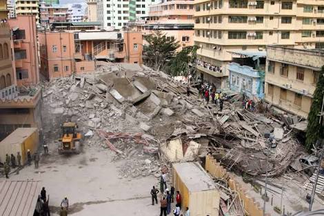 School building collapses in Lagos‎