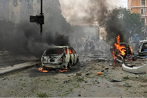 Car bomb targeting Afghan police kills 12 civilians