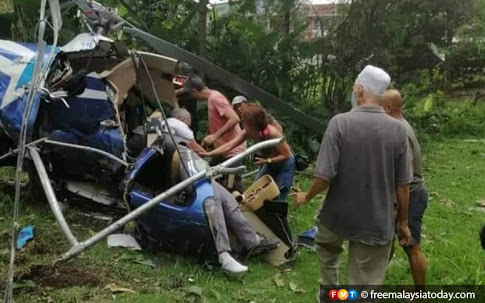 Two dead as Malaysian helicopters collide