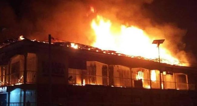 Midnight fire razes Port Harcourt timber market