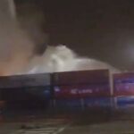 Just In: Fire guts ship at Dubai port